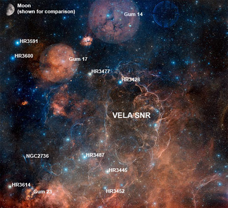 Vela Supernova Remnant: Click to view full image